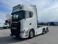 Scania S580 V8 6x2 Dragbil med Hydraulik,  3,15 HB Euro 6