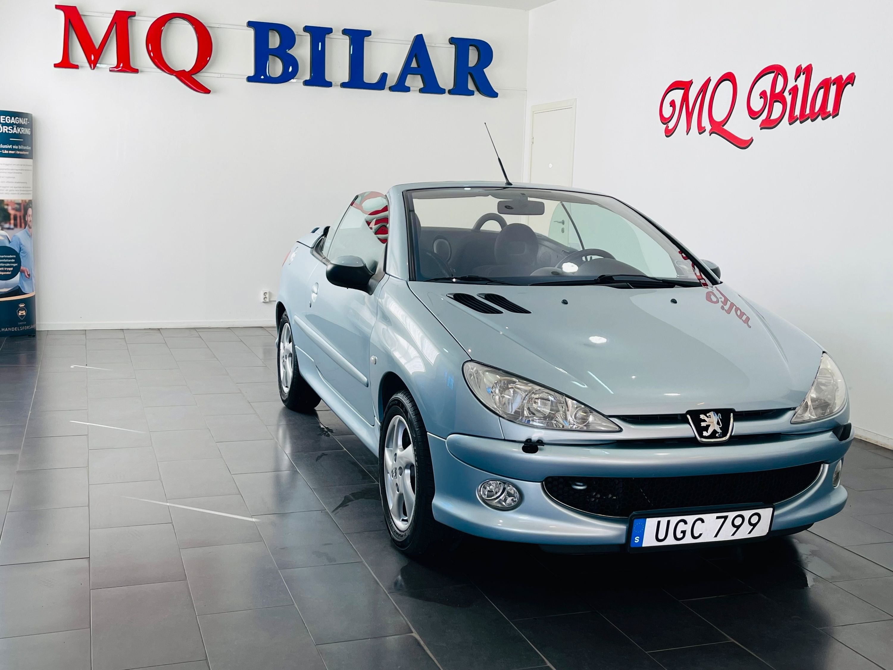 Peugeot 206 CC 1.6 Manuell, 109hk, 2003