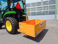 Deleks transportbox & bakskopa för kompakttraktor