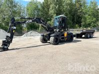 Hjulgrävare med vagn JCB