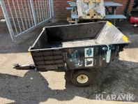 Kärra till gräsklippare Cub Cadet tippbar