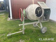 Betongblandare, Skruvstäd & Betongborr