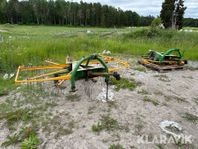 Strängläggare John Deere & Skördetröska Claas Columbus