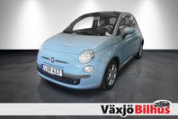 Fiat 500 1.2 Lounge Euro 5,  69HK,  Glas tak