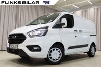 Ford Transit Custom 130HK Automat Inredning Dubbeldörr Moms