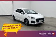 Hyundai i30 1.6 GDI Turbo 186hk Kamera Navi Rattvärme
