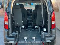 Peugeot Rifter Handikappanpassad Rullstolsbil