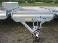 "Entreprenadsläp"3500 kg Variant 3521 X5 LED/BLADFJÄDER
