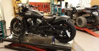 Indian Scout Bobber 1 Ägare, Endast 12 mil, NYSKICK