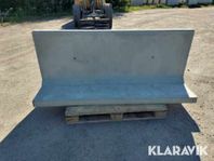 L-stöd 800x2000mm Fabriksnya 16 st