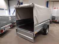 Obromsad EU släp: Neptun Pratik N7-253 med 80 cm högt kapell