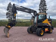 Hjulgrävare Volvo EWR150E med Leica grävsyste