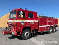 Veteranlastbil Brandbil Scania LBS140 V8 med