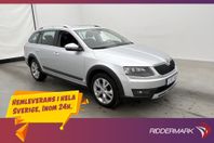 Skoda Octavia Scout 4x4 184hk Värmare Dragkrok Sensorer