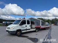 Iveco 40C18 med Maskintrailer