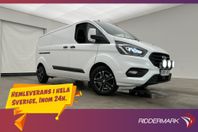 Ford Transit Custom L2 130hk Värm Drag 2xDörr CARPLAY Moms