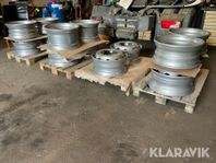 Lastbilsfälgar 14 st, 22,5X9,00 och 22,5X11,7