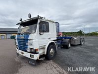 Dragbilsekipage Scania P113 360 med Lagabtrai