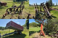 Plog, Tallriksharv, Spannmålskärra & Vajerspel