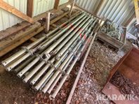 Ställningsmaterial, Snöskopa / materialskopa & Sopvals