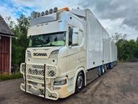Scania S 650 Ekipage Special Tridem Pusher 8x2