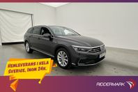 Volkswagen Passat GTE 218hk Cockpit Värmare Kamera Drag MOMS