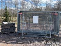 Byggstaket Demex 30st med grindar och fötter