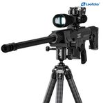 Leofoto tripod, 4 sektioner, med kulled och vapenadapter