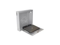 Safety Vertikalbox inkl. lås. Silver på Nätauktion
