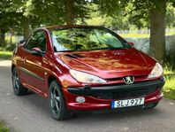 Peugeot 206 CC 1.6 Svensksåld, Låg mil, Mycket bra skick
