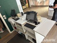 Kassadisk & Hyllor/Butiksinredning