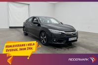 Honda Civic 1.5 i-VTEC Turbo 182hk GPS Kamera Taklucka Skinn