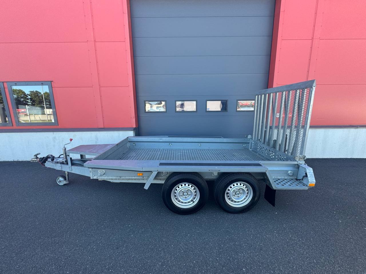 Släp, maskintransport, Brende...