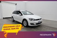 Volkswagen Golf Sportscombi 110hk D-Värmare CarPlay Sensorer
