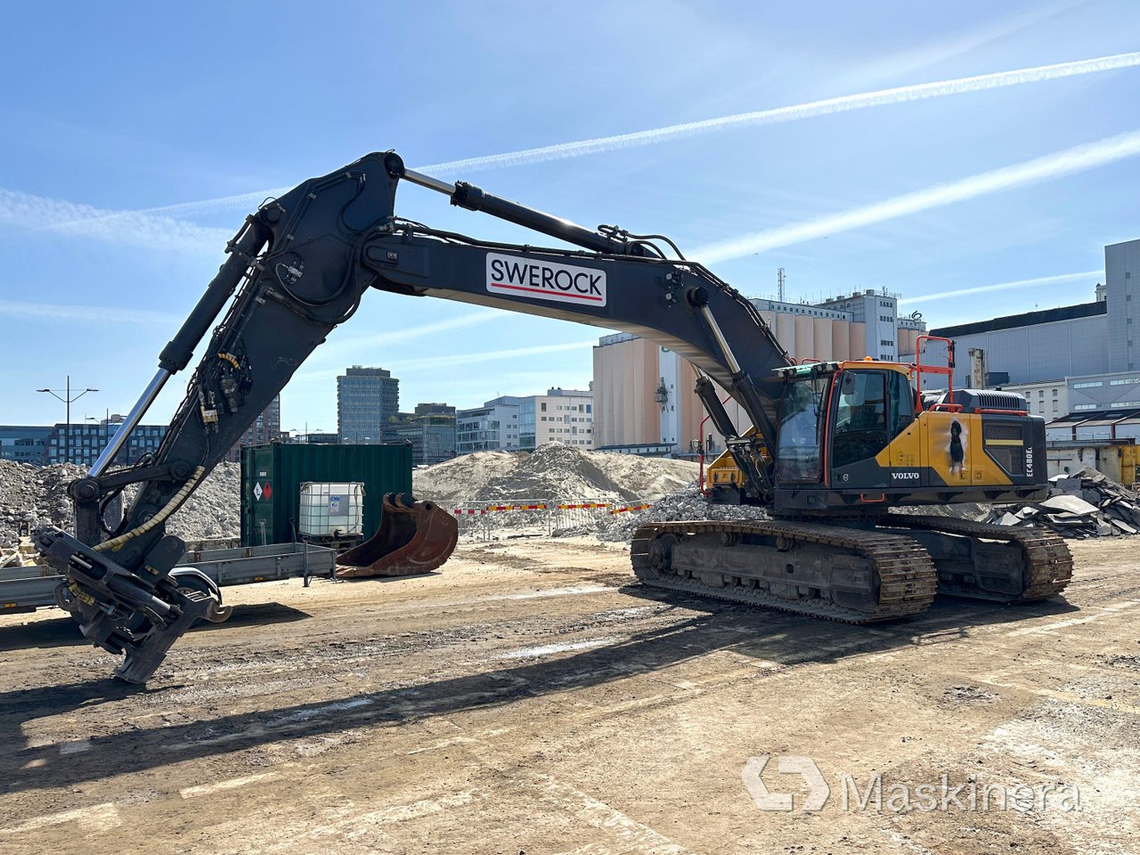 Grävmaskin Volvo EC480EL + gr...