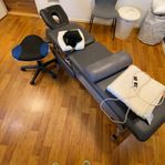 Massagebänkar, massagestolar, m.m.