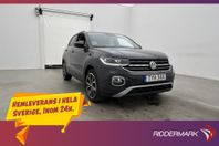 Volkswagen T-CROSS 1.0 TSI 116hk GT P Sensorer Carplay