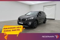 Kia Sorento 2.2 AWD 200hk 7-Sits Kamera Navi Skinn Dragkrok