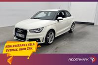 Audi A1 1.4 TFSI 185hk S-Line Sportstolar Skinn Sensorer