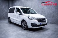 Peugeot partner tepee 1.6 BlueHDi 5-Sits Dragkrok P-Sensorer