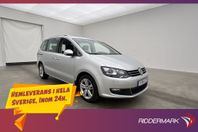 Volkswagen Sharan 2.0 TDI 150hk 7-Sits Pano B-Kamera Drag
