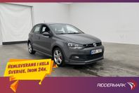Volkswagen Polo 1.2 TSI 90hk R-Line Farthållare P-Sensorer