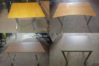 Bord med T-fot, Kontorsbord 2st & Bord 4 st