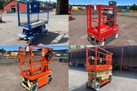 Arbetsplattform, Pelarlift 4 st & Saxlift