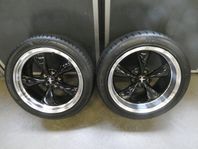 18" Black Bullit alu.fälgar med däck