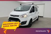 Ford Transit Custom Crew Van L2 Värm Drag B-Kam 6-Sits Moms