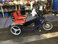 Fritidsskoter Tridet tre hjuling el Trident Parcyckel, El