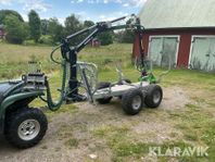 Skogsvagn ATV Avestavagnen Ranger Plus med hy