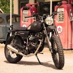 Moped Viarelli Scrambler Klass 1 Mattsvart