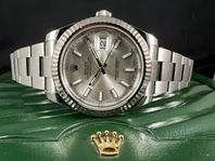 Rolex Datejust II 41mm 116334 Vitguldsring Toppskick 2016